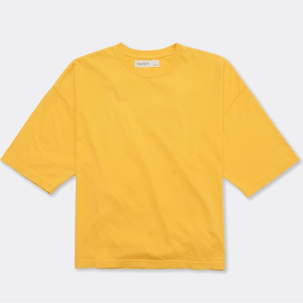 Imperfects Night Oversize T-Shirt Yellow/Gold